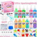 YARUN Magic Water Elf Kit – DIY Squishy for Kids, 12 Gels & 12 Molds