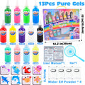 YARUN Magic Water Elf Kits – Squishy for Kids, 13 Gels & 8 Molds