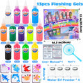 YARUN Magic Water Elf Kit – Squishy for Kids, 13 Gels & 8 Molds