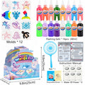 YARUN Magic Water Elf Kit – Squishy for Kids, 16 Gels & 12 Molds