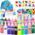 YARUN Magic Water Elf Kit – Squishy for Kids, 20 Gels & 12 Molds