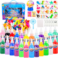 YARUN Magic Water Elf Kit – Squishy for Kids, 24 Gels & 12 Molds