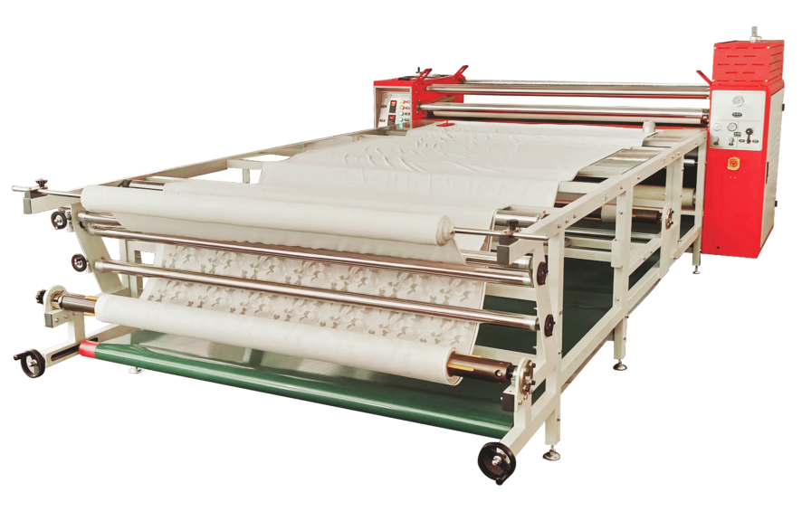 Full Oil Type Rotary Heat Transfer Printing Machine Continuous Roll To Roll System For Fabric Printing | YA-RUN