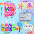 YARUN Magic Water Elf Toy Kit – Squishies for Kids, 4 Gels & 2 Molds