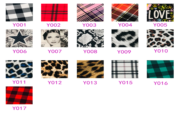 Pattern HTV Heat Transfer Vinyl Fashion Design For Custom Clothing And Textile Decoration | YA-RUN