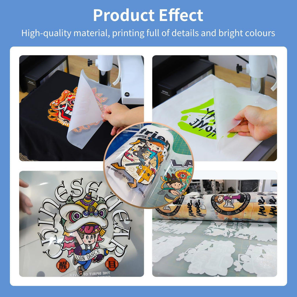 DTF Film Cold And Hot Peel High Adhesion For Garment And Textile Printing | YA-RUN
