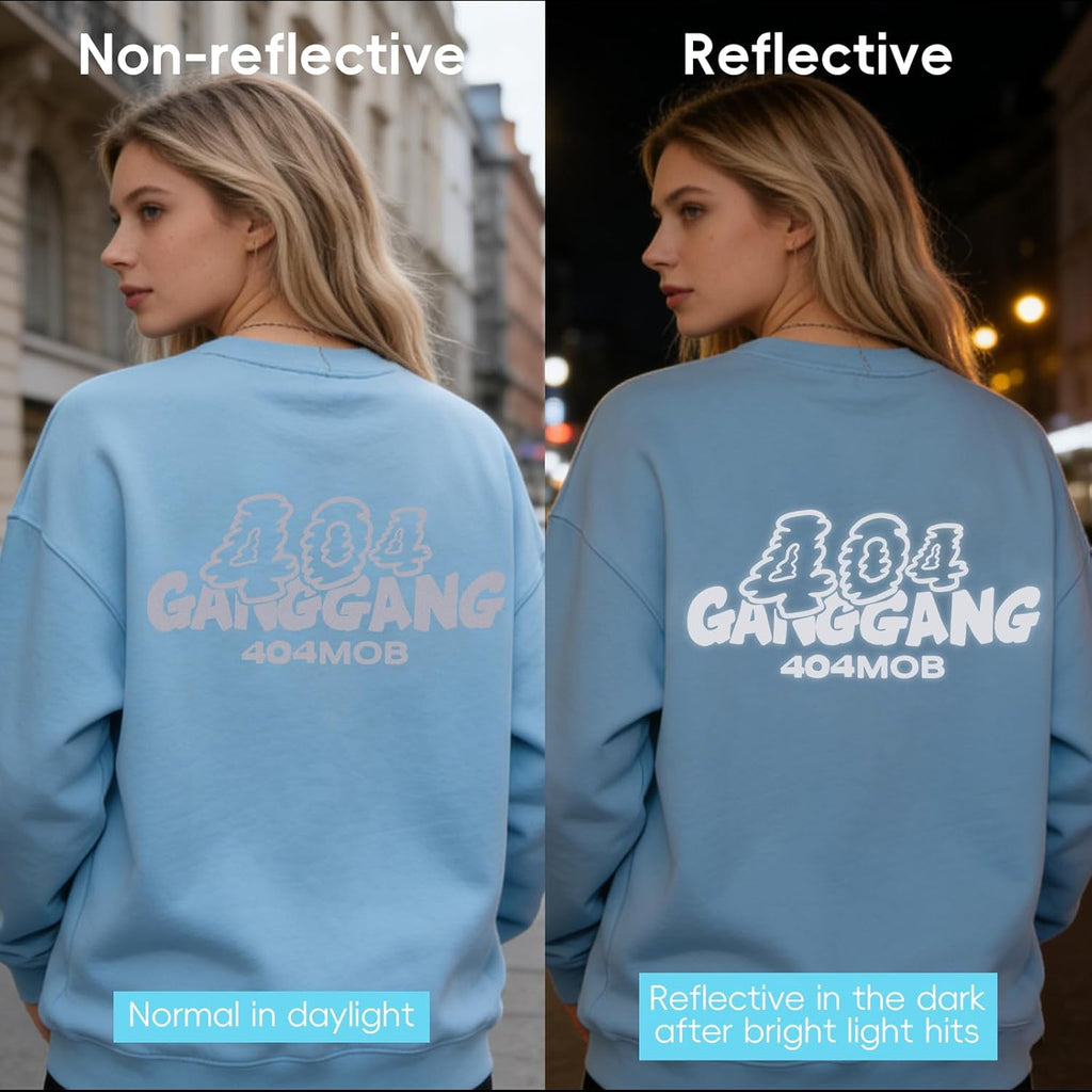 Reflective HTV Heat Transfer Vinyl High Reflective Effect For Safety Clothing And Apparel Printing | YA-RUN