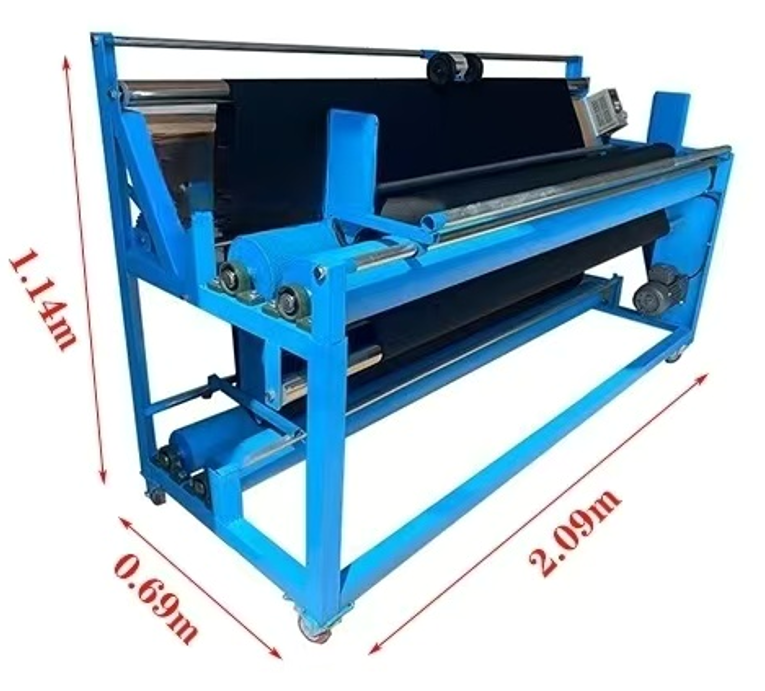 Fabric Rolling Machine - 3-in-1 Rewinding & Measuring Machine