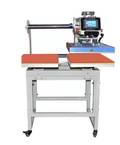 Fully Automatic Up Sliding Double Station Heat Press Machine High Efficiency For Custom Apparel Production | YA-RUN