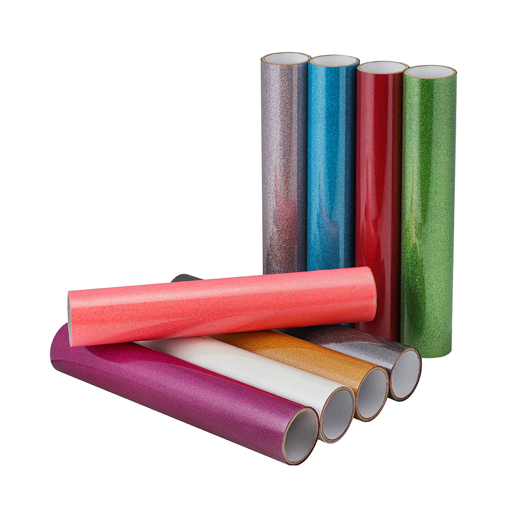 Glitter HTV Heat Transfer Vinyl High Sparkle Effect For Fashion Clothing And Textile Decoration | YA-RUN