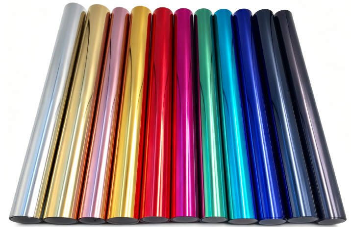 Metallic HTV Heat Transfer Vinyl High Gloss Metallic Effect For Fashion Clothing And Textile Printing | YA-RUN